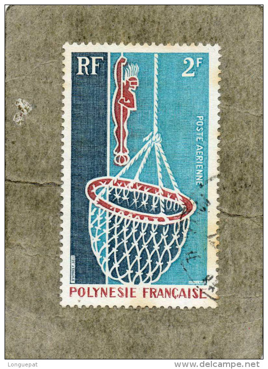 POLYNESIE Frse : Huître Perlière : Plongeur Descendant Avec Panier - Ostréiculture - Vie Marine - Crustacées - - Used Stamps
