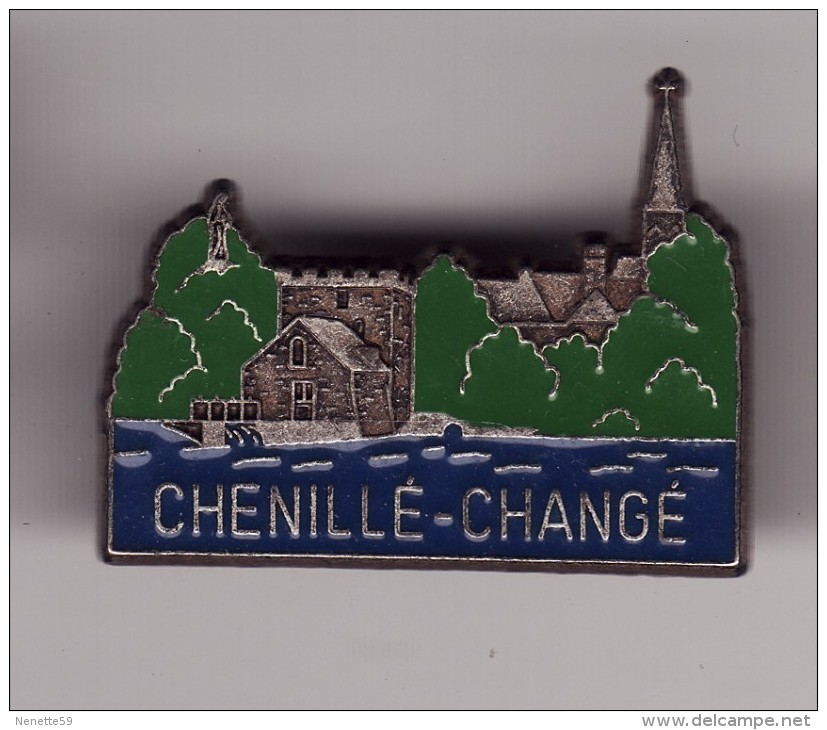 PIN´S - CHENILLE - CHANGE ( Martineau Saumur )( Dép 49 ) - Villes