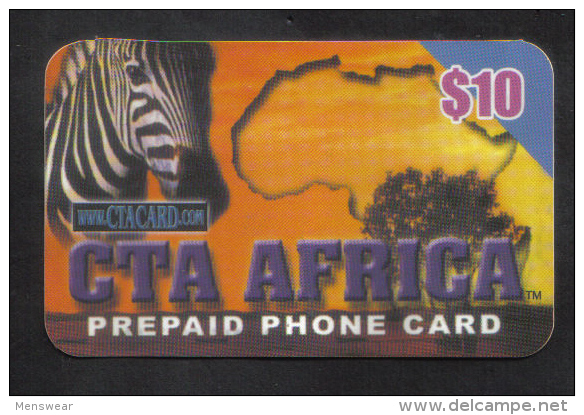 UNITED STATES - ITG COMUNICATIONS PHONECARD  (  GTA AFRICA $10 PHONECARD ) USED - Other & Unclassified