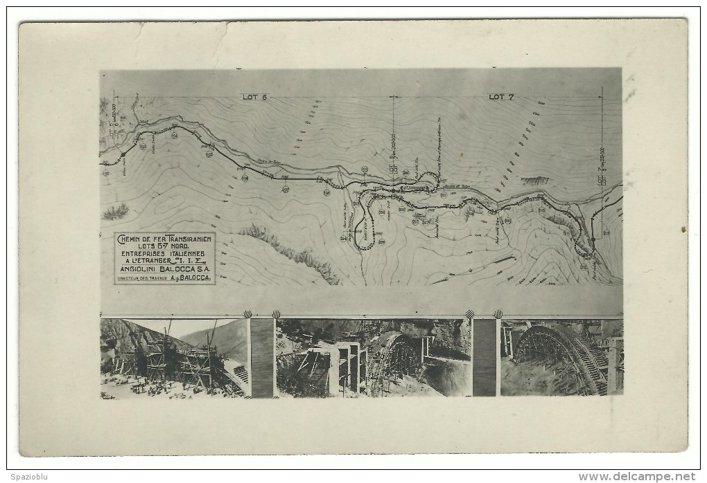 Iran St. Sorkh Abad - Le Imprese Italiane All´estero "Railway Transiranien Lotti 6-7 Nord" - Iran