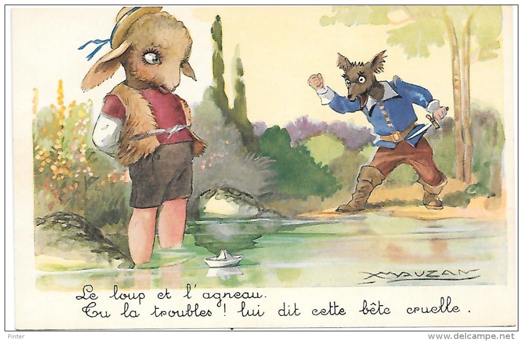 Le Loup Et L'Agneau - Illustrateur MAUZAN - Mauzan, L.A.