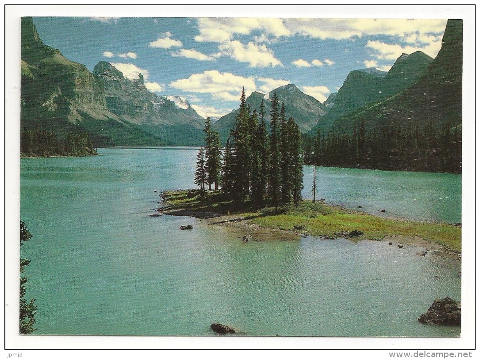 Canada - Jasper National Park - Maligne Lake With Spirit Island - éd. High Country Colour N° 375 - Jasper