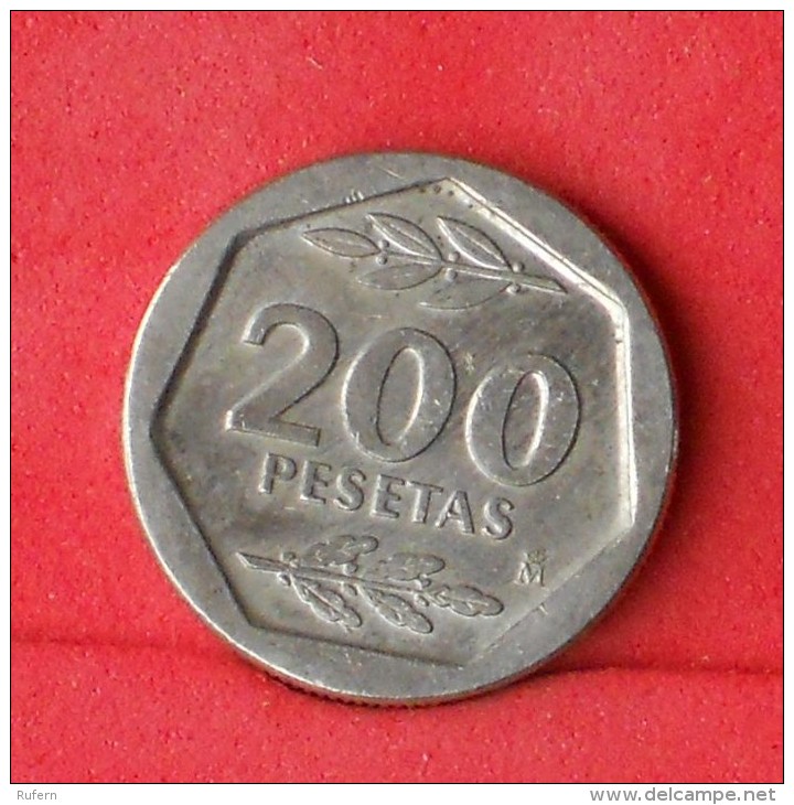 SPAIN  200  PESETAS  1987   KM# 829  -    (Nº09520) - 200 Pesetas