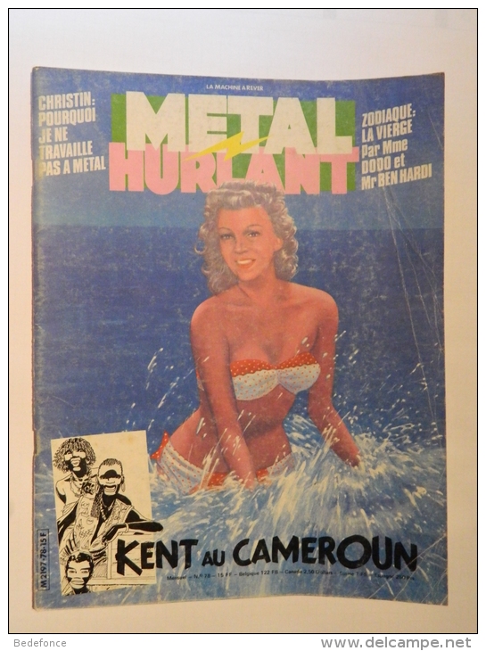 Métal Hurlant - 78 - Avec Chaland, Margerin, Tramber Et Jano, Staline, Rodolphe Et Ferrandez, Caza, Terpant, Christin,.. - Métal Hurlant