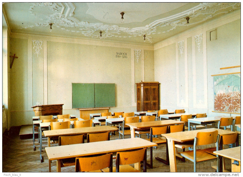 AK NÖ 2560 Berndorf Barockes Klassenzimmer Barock Volksschule Hauptschule Schule Kislingerplatz Niederösterreich Austria - Berndorf