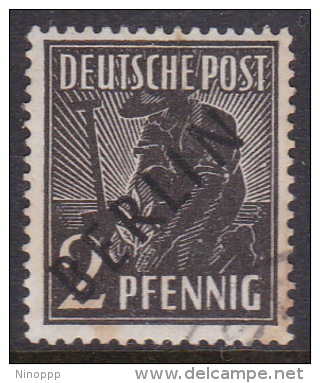 Germany Berlin 1948 2pf Brown Black Used - Used Stamps