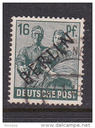 Germany Berlin 1948 16pf Dark Blue Green Used - Used Stamps