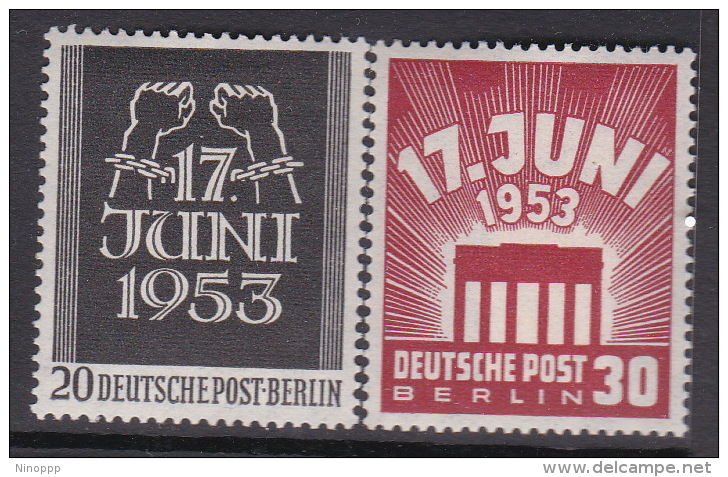 Germany Berlin 1953 Workers Strike Mint Hinged - Unused Stamps