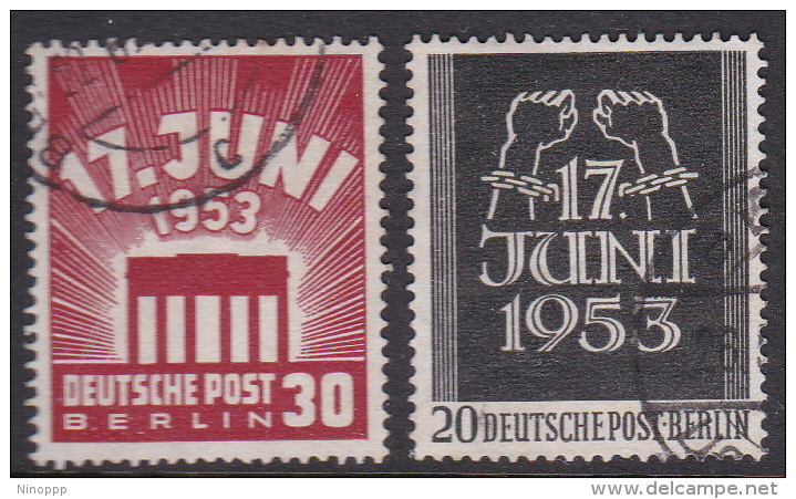 Germany Berlin 1953 Workers Strike Used Set - Used Stamps