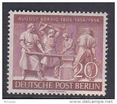 Germany Berlin 1954 Centenary Of August Borsig Death MNH - Unused Stamps