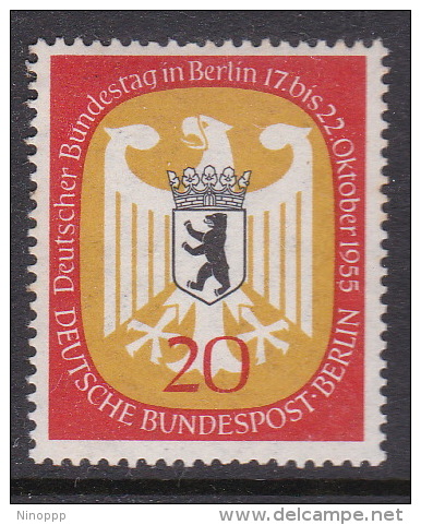 Germany Berlin 1955 Bundestag Meeting In Berlin 20pf Mint Hinged - Unused Stamps