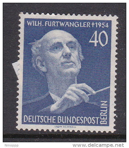 Germany Berlin 1955 Wilhelm Furtwangler Mint Hinged Stamp - Unused Stamps