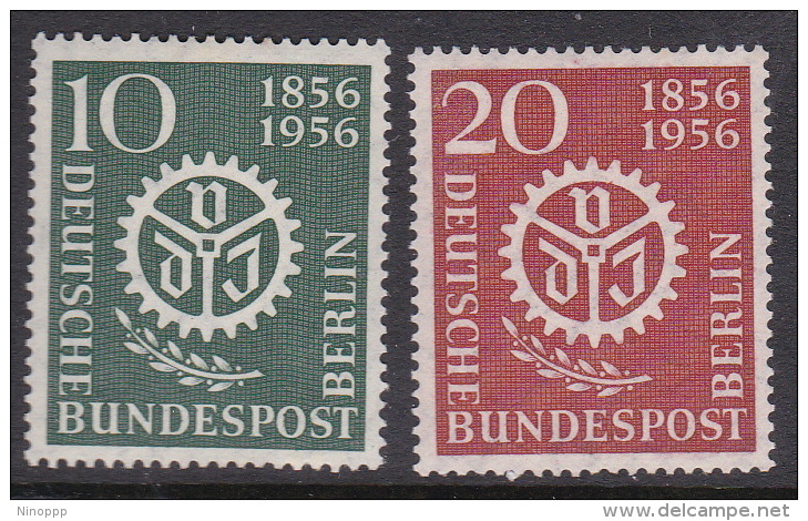 Germany Berlin 1956 Centenary Of German Civil Engineers Mint Hinged - Unused Stamps