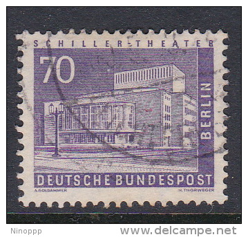 Germany Berlin 1956 Definitive 70 Pf Schiller Theater Used - Used Stamps