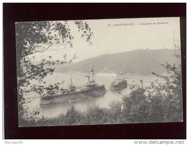 29 Landévennec L'escadre De Réserve édit. Le Doaré N° 28 Bateau Militaire - Landévennec