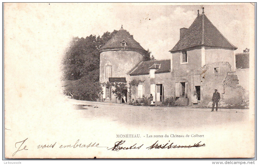 89 MONETEAU - Les Restes Du Château Colbert. - Moneteau