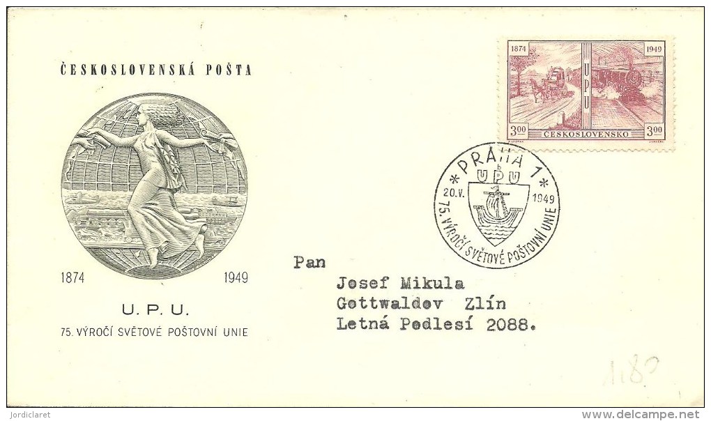 FDC 1949 - Ensayos & Reimpresiones