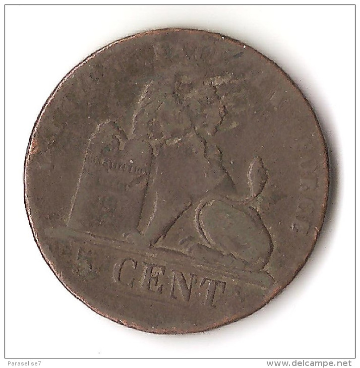 BELGIQUE 5 CENT 1837 - 5 Centimes