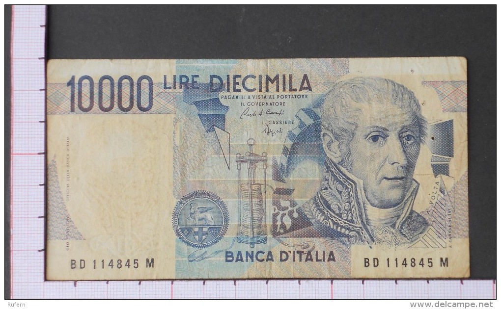 ITALY  10000  LIRE  1984  DATE 03-09-1984 -  (Nº09554) - 10.000 Lire