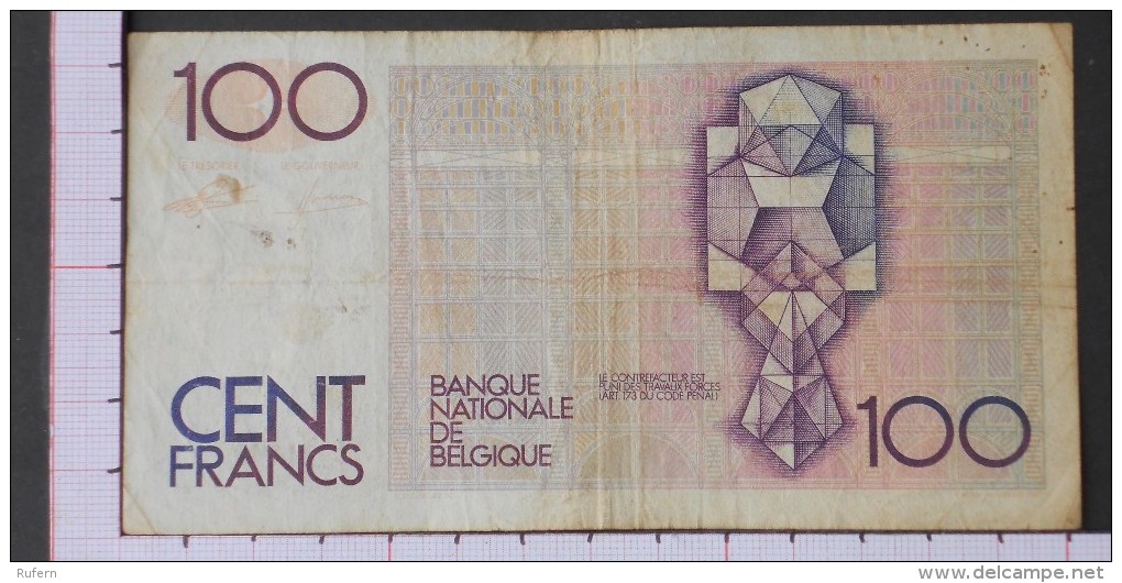 BELGIUM  100  FRANCS  1978-81   -  (Nº09564) - 100 Francos