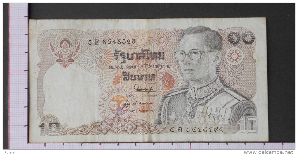 THAILAND  10  BAHT  1980   -  (Nº09575) - Thailand