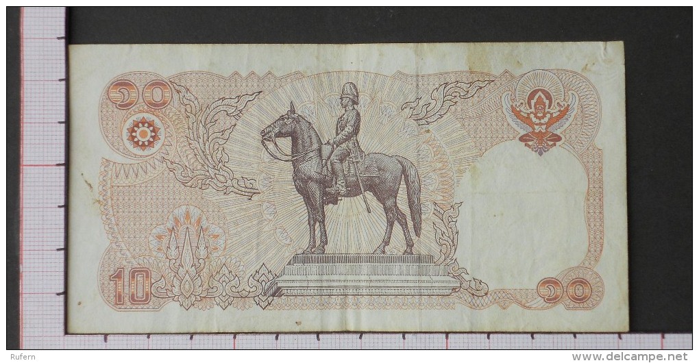 THAILAND  10  BAHT  1980   -  (Nº09575) - Tailandia