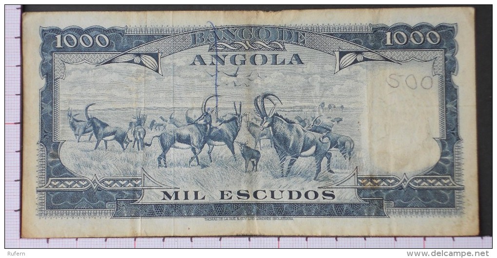 ANGOLA  1000  ESCUDOS  1970   -  (Nº09582) - Angola