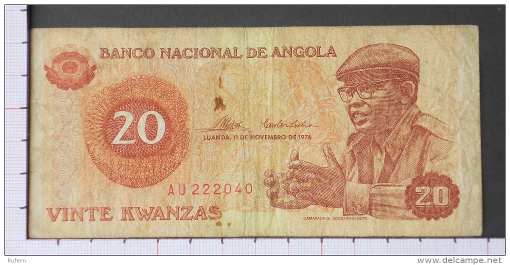 ANGOLA  20  ESCUDOS  1976   -  (Nº09583) - Angola