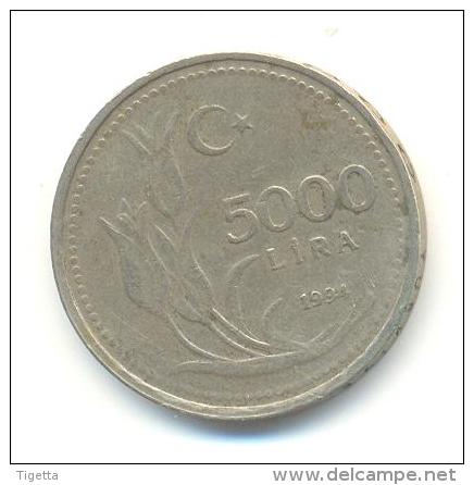 TURCHIA  5000 LIRA ANNO 1994 - Türkei