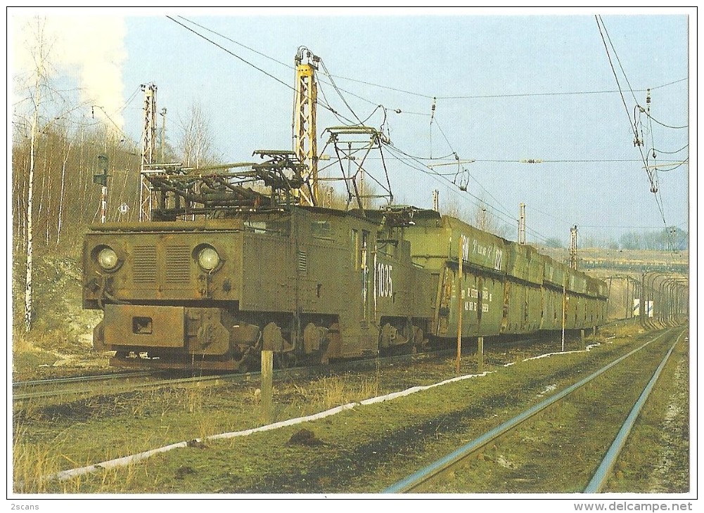 TRAIN Allemagne - EISENBAHN Deutschland - KNAPSACK (KÖLN) - Elektro Güterzuglokomotive 1035 - Trains