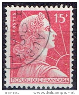 FRANCE # STAMPS FROM YEAR 1955 STANLEY GIBBONS 1238 - Oblitérés