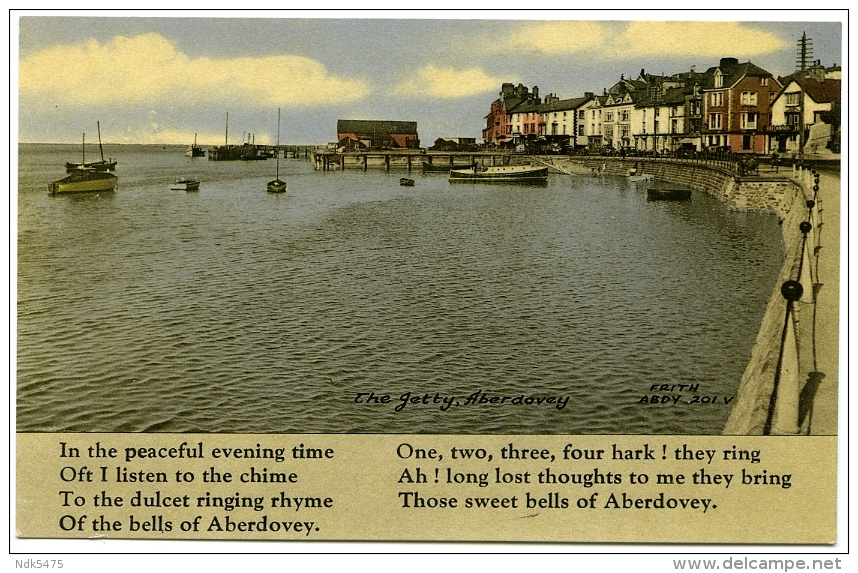 ABERDOVEY : THE JETTY - Merionethshire