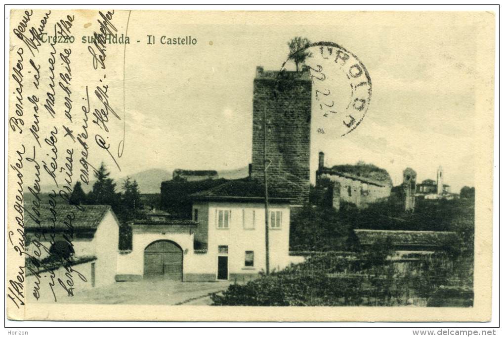 N.333.  TREZZO SULL'ADDA - 1924 - Otros & Sin Clasificación