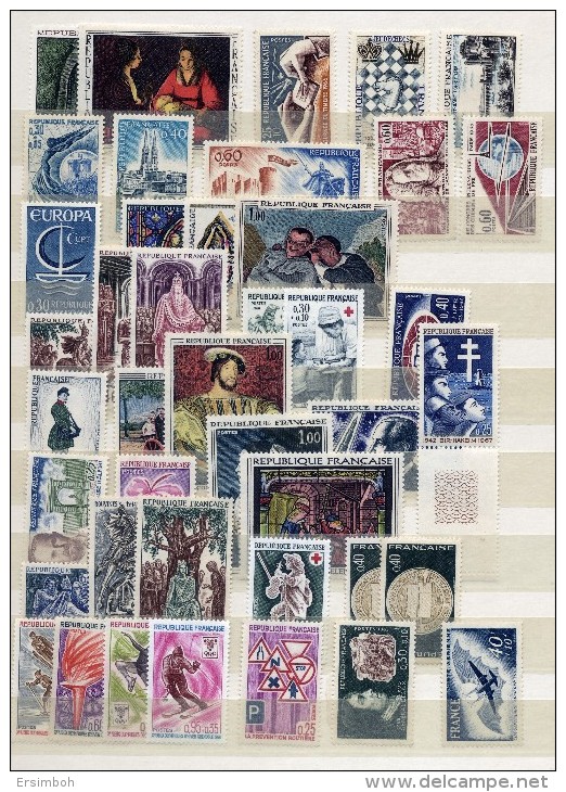 Lot de timbres sans gomme 7 scans