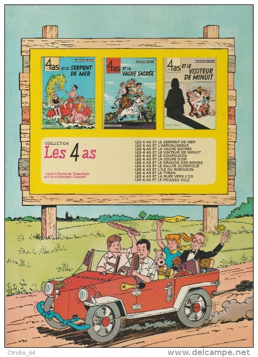 LES 4 AS - ET LE PICASSO VOLE - Edition Originale 1974 - 4 As, Les