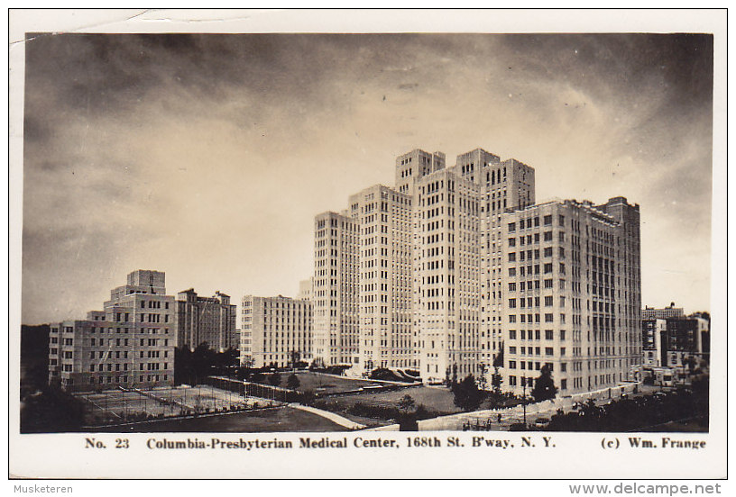 United States PPC Columbia-Presbyterian Medical Center, New York Frange No. 23 NEW YORK 1937 Real Photo (2 Scans) - Gesundheit & Krankenhäuser