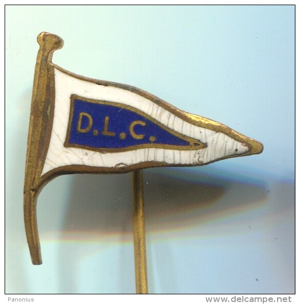 Rowing, Kayak, Canoe - DLC, Enamel, Vintage Pin, Badge - Rowing