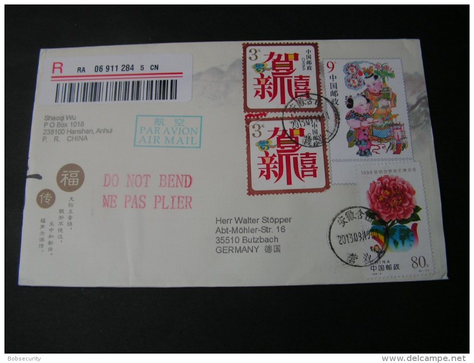 == China Cv. 2009  Rosen - Covers & Documents