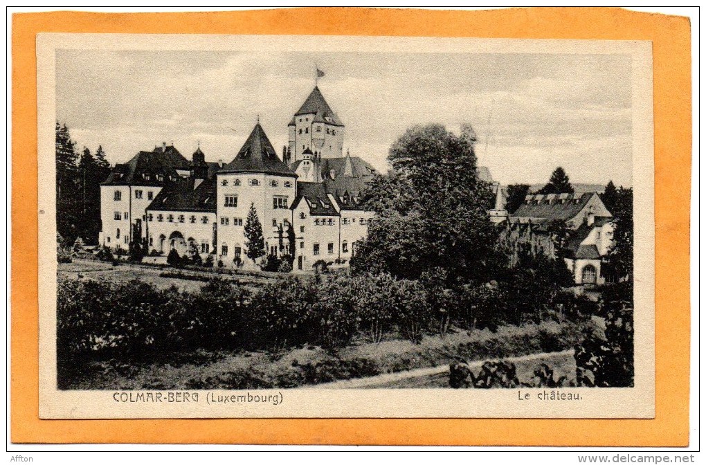 Colmar Berg 1910 Luxembourg Postcard - Colmar – Berg