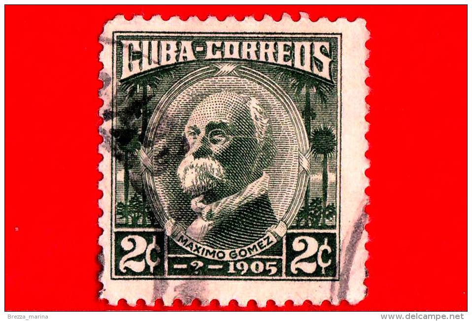 CUBA - Usato - 1961 - Combattenti Per La Libertà - Patrioti - Maximo Gomez (1836-1905) - 2 ¢ - Usados