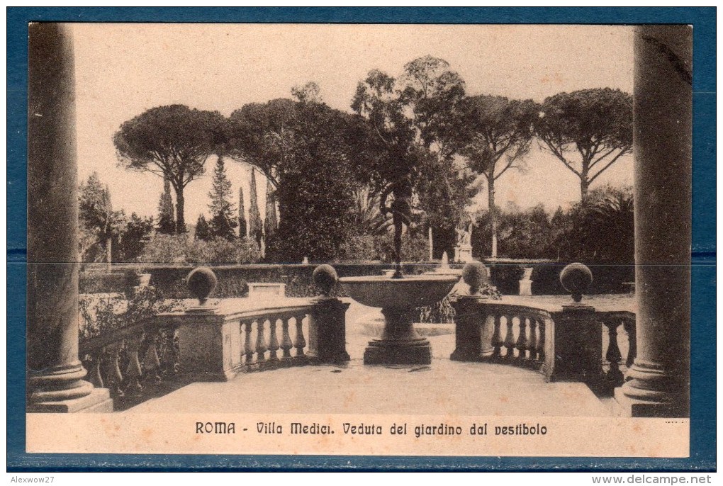ROMA (VILLA MEDICI ) Cartolina NON Viaggiata - Multi-vues, Vues Panoramiques