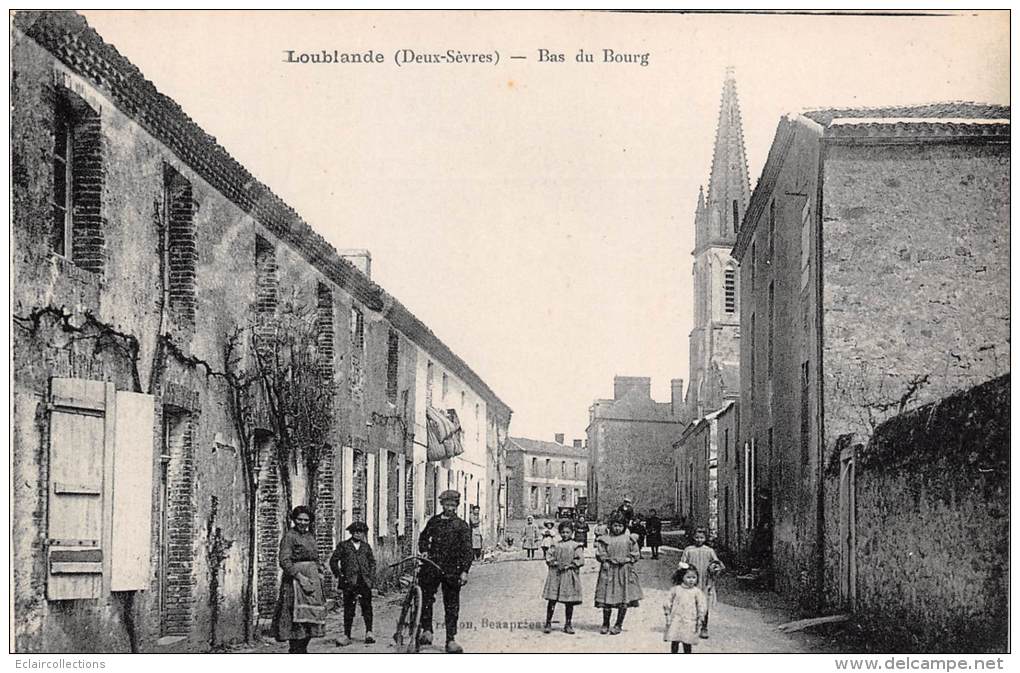 Loublande    79      Bas Du Bourg (carte De Carnet) - Other & Unclassified