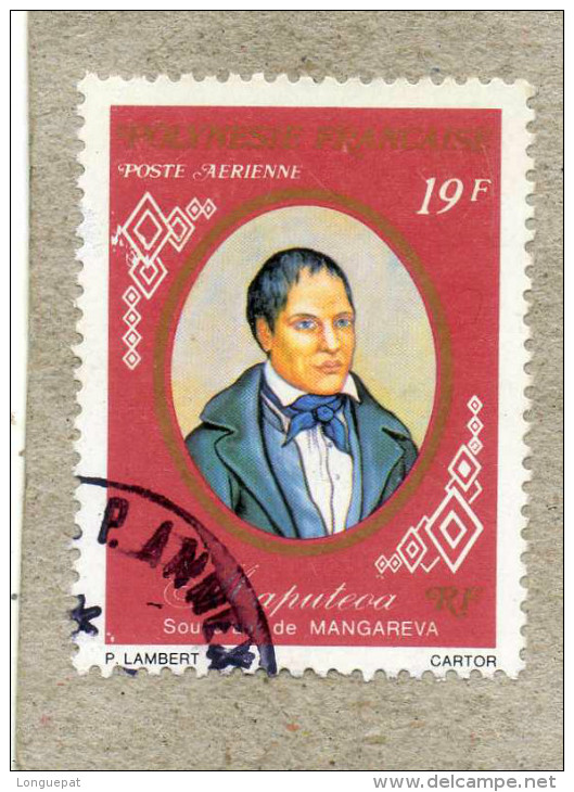 POLYNESIE Frse :  Anciens Souverains De Polynésie : "Maputeoa" Souverain De Mangareva - - Used Stamps