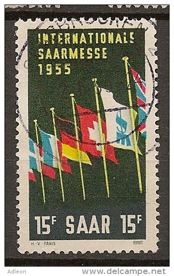 Sarre -Foire 1955 YT 341 Obl. / Saarland - Messe 1955 Mi.Nr. 359 Gestempelt - Oblitérés