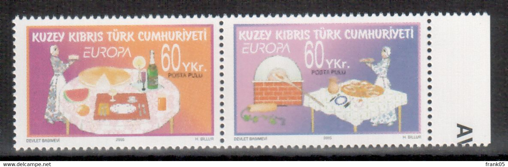 Turkish Republic Of Northern Cyprus / Türkisch-Zypern / Chypre Turc 2005 Pair/Paar EUROPA ** - 2005