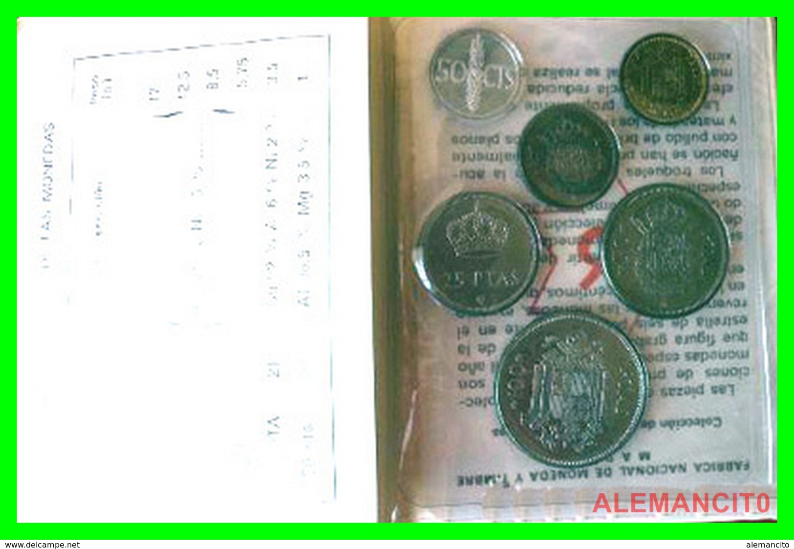 COLECCION DE PRUEBAS NUMISMATICAS ESPAÑOLAS AÑO 1976 - Sets Sin Usar &  Sets De Prueba