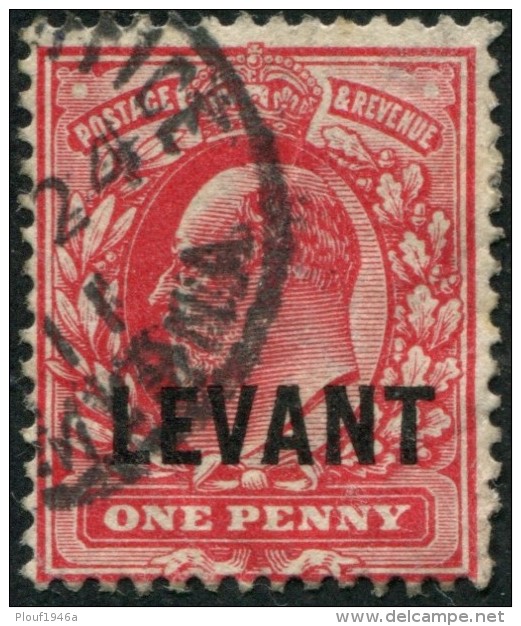 Pays : 277,3 (Levant : Bureaux Anglais)  Yvert Et Tellier N°:  13 (o) - Brits-Levant