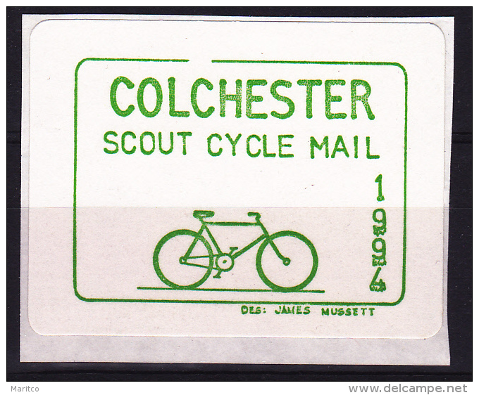 GB Colchester Scout Cycle Mail 1994 ( Error Broken Frame Line) Bicycle Velo Fahrrad Fiets - Wielrennen
