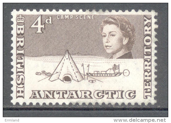 British Antarctic Territory - BAT - 1963 - Michel Nr. 7 * - Unused Stamps
