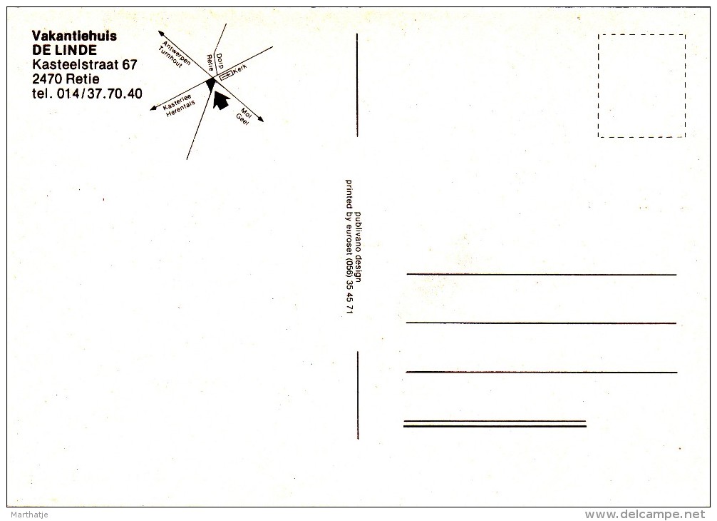 Vakantiehuis De Linde - Kasteelstraat 67 - 2470 Retie - Retie